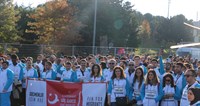 Kıtalararası koşulan ilk ve tek yarış olma özelliğine sahip olan 41. İstanbul Maratonunda göçmenler için koştuk.